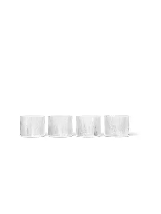FERM LIVING | Set di 4 bicchieri RIPPLE | 